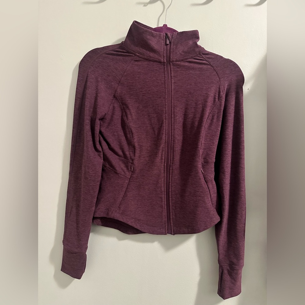Danskin-Athletic Zip up with zip pockets & thumb holes